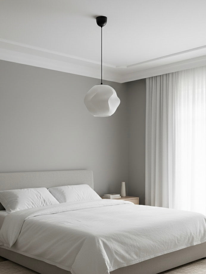 Modern ve Doğal Taş Tasarım Şık Avize