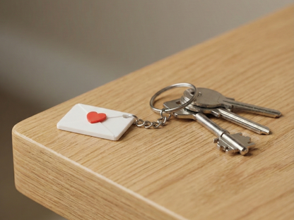 Kalpli Zarf Anahtarlık