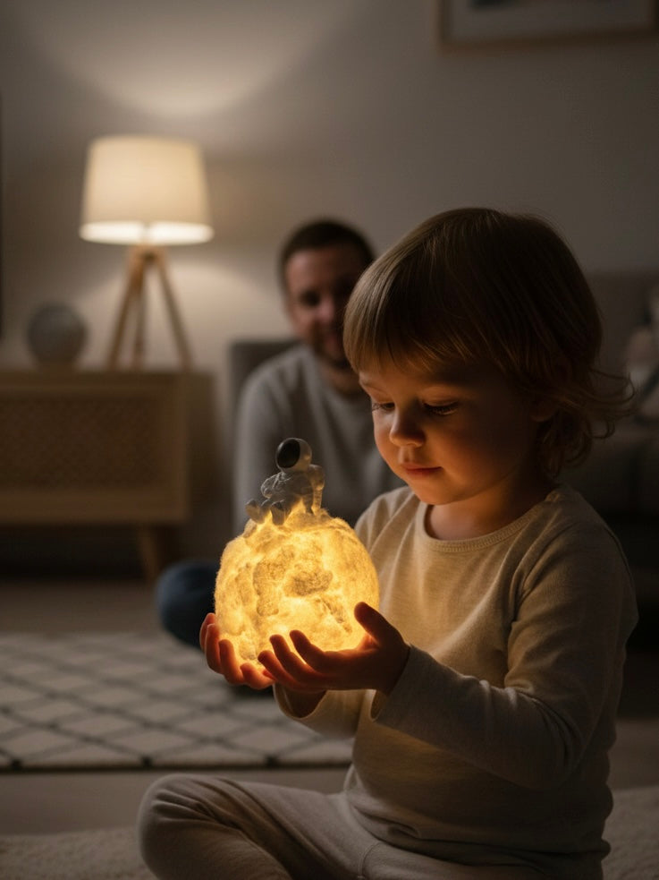 Pilli Astronot Dekor Lambası