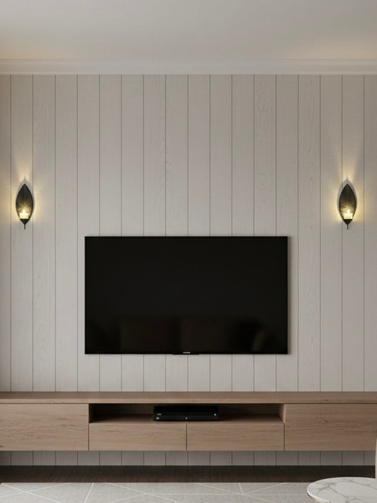 Yaprak Desenli Duvar Süsü 2x adet