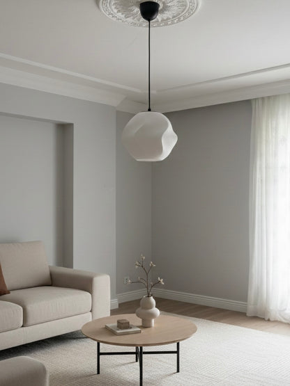 Modern ve Doğal Taş Tasarım Şık Avize