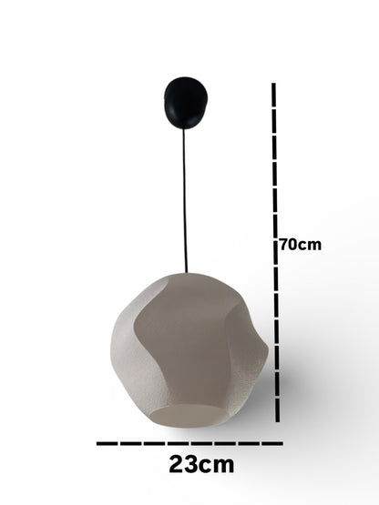 Modern ve Doğal Taş Tasarım Şık Avize