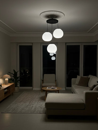 3 Lü Bohem Avize Salon Mutfak Hol Şık Modern Kurulumu Kolay