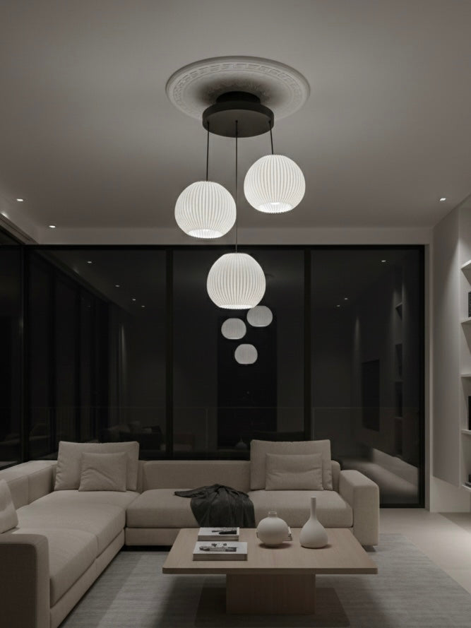 3 Lü Bohem Avize Salon Mutfak Hol Şık Modern Kurulumu Kolay