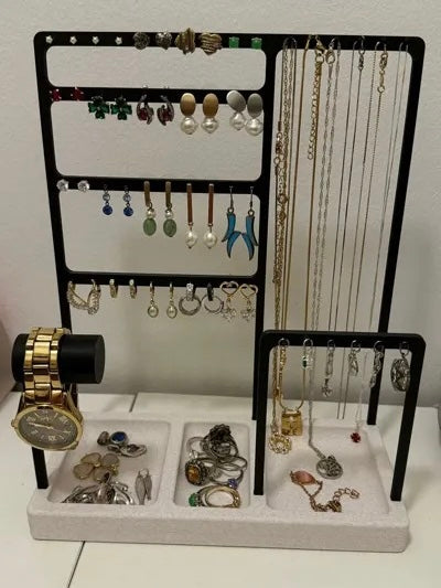 Modern Dekoratif Takı Standı Küpe Kolye Bileklik Düzenleyici Takı Organizer