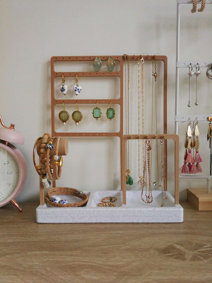 Modern Dekoratif Takı Standı Küpe Kolye Bileklik Düzenleyici Takı Organizer